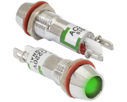 Светодиод в корпусе: L-615-G 220v (8mm) Светодиод в корпусе: L-615-G 220v (8mm)