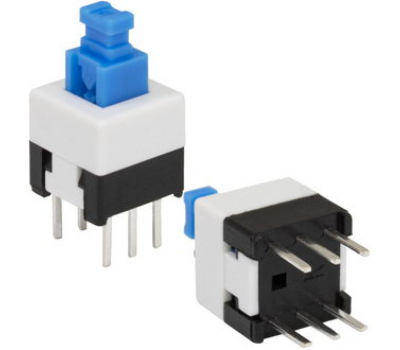 Кнопка миниатюрная: PB22E07 без фиксации 7x7x12 mm Кнопка миниатюрная: PB22E07 без фиксации 7x7x12 mm