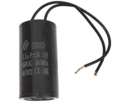 Конденсатор: CBB60   1.5uF  450V WIRE (SAIFU)