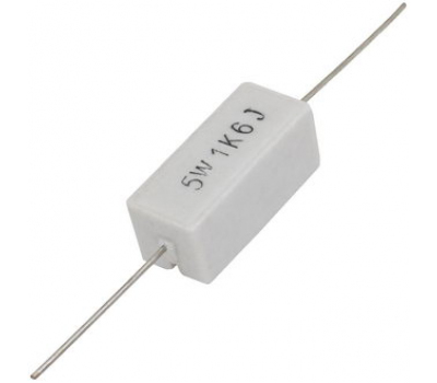 Резистор: RX27-1 1.6 кОм 5W 5% / SQP5