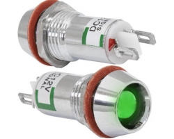 Светодиод в корпусе: L-617-G 12v (12mm) Светодиод в корпусе: L-617-G 12v (12mm)