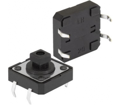 Кнопка тактовая: KAN1210-0731B 12x12x7 mm Кнопка тактовая: KAN1210-0731B 12x12x7 mm