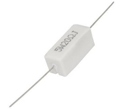 Резистор: RX27-1 20 Ом 5W 5% / SQP5 Резистор: RX27-1 20 Ом 5W 5% / SQP5