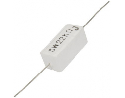 Резистор: RX27-1 22 кОм 5W 5% / SQP5 Резистор: RX27-1 22 кОм 5W 5% / SQP5
