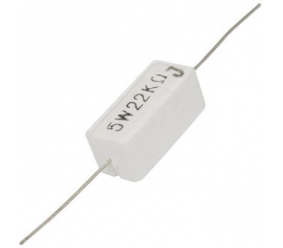 Резистор: RX27-1 22 кОм 5W 5% / SQP5 Резистор: RX27-1 22 кОм 5W 5% / SQP5
