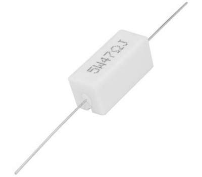 Резистор: RX27-1 47 Ом 5W 5% / SQP5 Резистор: RX27-1 47 Ом 5W 5% / SQP5