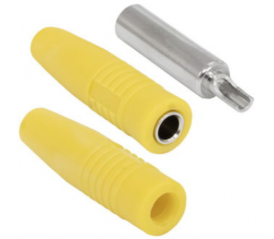 Клемма: Z041 4mm Cable jack YELLOW