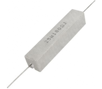 Резистор: RX27-1 180 Ом 25W 5% / SQP25 Резистор: RX27-1 180 Ом 25W 5% / SQP25