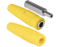 Клемма: ZP-041 4mm Cable Socket YELLOW                    