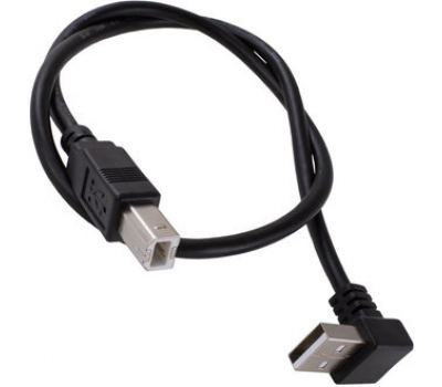 Компьютерный шнур: USB2.0 A(m)angle-USB B(m) B 0.5m Компьютерный шнур: USB2.0 A(m)angle-USB B(m) B 0.5m