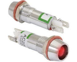 Светодиод в корпусе: L-615-R 220v (8mm) Светодиод в корпусе: L-615-R 220v (8mm)
