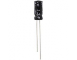 Конденсатор: 2.2 UF 100V 105*C 5*11 (JWCO) Конденсатор: 2.2 UF 100V 105*C 5*11 (JWCO)