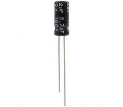 Конденсатор: 2.2 UF 100V 105*C 5*11 (JWCO) Конденсатор: 2.2 UF 100V 105*C 5*11 (JWCO)