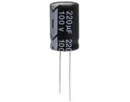 Конденсатор: 220 UF 100V 105*C 13*21 (JWCO) Конденсатор: 220 UF 100V 105*C 13*21 (JWCO)