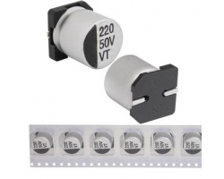 Конденсатор: 220 uF 50 V 105C 10*10.5 VT Конденсатор: 220 uF 50 V 105C 10*10.5 VT