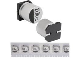 Конденсатор: 220 uF 50 V 105C 10*10.5 VT Конденсатор: 220 uF 50 V 105C 10*10.5 VT