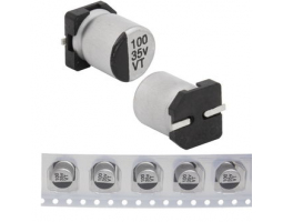 Конденсатор: 100 uF 35 V 105C 6.3*7.7 VT Конденсатор: 100 uF 35 V 105C 6.3*7.7 VT