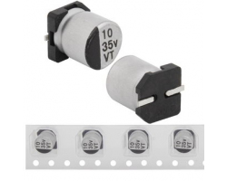 Конденсатор: 10 uF 35 V 105C 5*5.4 VT Конденсатор: 10 uF 35 V 105C 5*5.4 VT