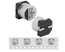 Конденсатор: 22 uF 35 V 105C 5*5.4 VT Конденсатор: 22 uF 35 V 105C 5*5.4 VT