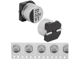 Конденсатор: 22 uF 50 V 105C 6.3*5.4 VT Конденсатор: 22 uF 50 V 105C 6.3*5.4 VT
