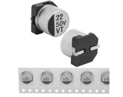 Конденсатор: 22 uF 50 V 105C 6.3*5.4 VT Конденсатор: 22 uF 50 V 105C 6.3*5.4 VT