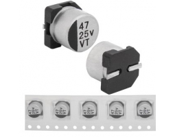 Конденсатор: 47 uF 25 V 105C 6.3*5.4 VT Конденсатор: 47 uF 25 V 105C 6.3*5.4 VT