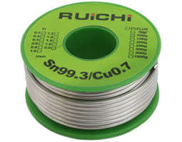 Припой: Sn99.3/Cu0.7 d2.0mm 100g Припой: Sn99.3/Cu0.7 d2.0mm 100g