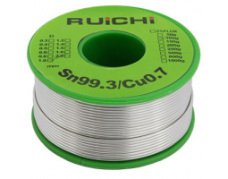 Припой: Sn99.3/Cu0.7 d1.0mm 100g Припой: Sn99.3/Cu0.7 d1.0mm 100g