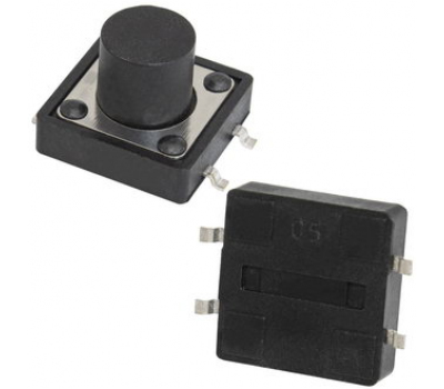 Кнопка тактовая: KAN1243 0901B 12x12x9mm SMD Кнопка тактовая: KAN1243 0901B 12x12x9mm SMD