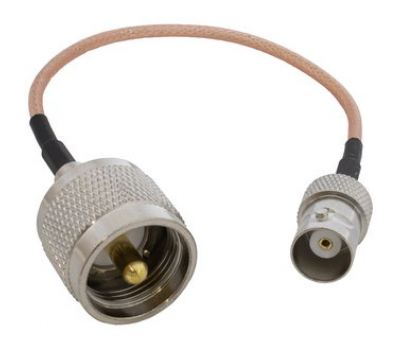 Разъем: UHF-P/BNC-J RG316 15cm Разъем: UHF-P/BNC-J RG316 15cm