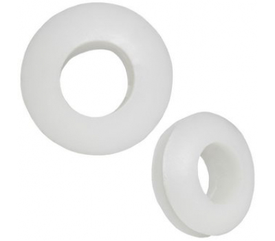 Втулка проходная:  6х12.5х8х5.5х1.5 white