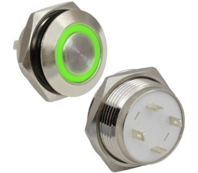 Кнопка антивандал.: GQ16TF-10E/G/N off-(on) Кнопка антивандал.: GQ16TF-10E/G/N off-(on)
