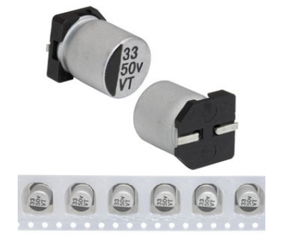 Конденсатор: 33 uF 50 V 105C 6.3*7.7 VT Конденсатор: 33 uF 50 V 105C 6.3*7.7 VT