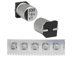 Конденсатор: 330 uF 16 V 105C 8*10.5 VT Конденсатор: 330 uF 16 V 105C 8*10.5 VT
