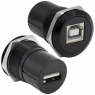 Разъем USB: USB B(M)-A(F) PN