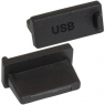 Разъем USB: Rubber plug USB A 02 black