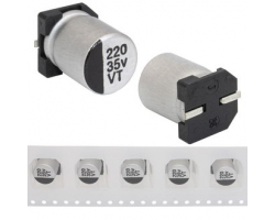 Конденсатор: 220 uF 35 V 105C 8*10.5 VT Конденсатор: 220 uF 35 V 105C 8*10.5 VT