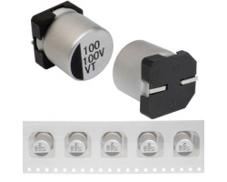 Конденсатор: 100 uF 100 V 105C 12.5*13.5 Конденсатор: 100 uF 100 V 105C 12.5*13.5