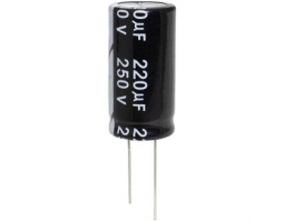 Конденсатор: 220 uF 250 V 105C 18*35 (JWC Конденсатор: 220 uF 250 V 105C 18*35 (JWC