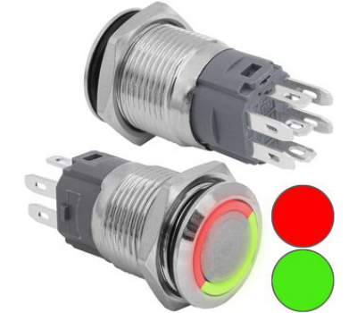Кнопка антивандал.: GQ16B-10E/RG/N off-(on) Кнопка антивандал.: GQ16B-10E/RG/N off-(on)