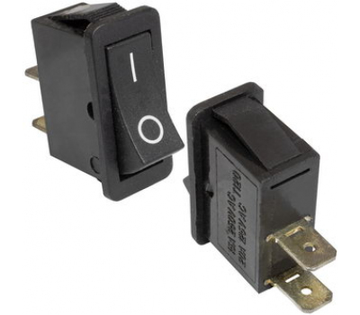 Переключатель: RS-101-16C on-off черный Переключатель: RS-101-16C on-off черный