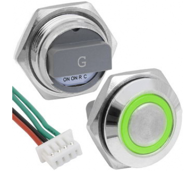 Кнопка антивандал.: GQ16TF-4E/G/N off-(on)