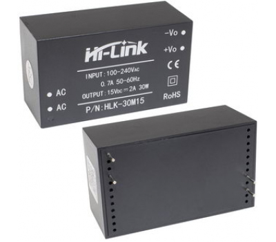 Блок питания имп.: HLK-30M15 Блок питания имп.: HLK-30M15