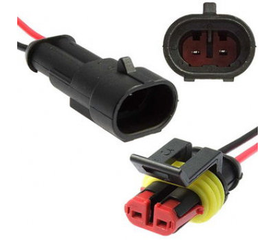 Соединитель автом.: SuperSeal 1.5, 2PIN MF (18AWG 20cm) Соединитель автом.: SuperSeal 1.5, 2PIN MF (18AWG 20cm)