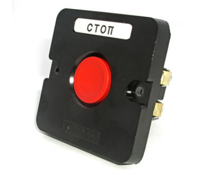 Пост кнопочный: ПКЕ112-1 кнопка кр. (аналог)
