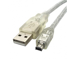 Компьютерный шнур: MiniUSB-A M  USB-A M 0.6m                         