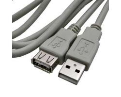 Компьютерный шнур: USB-A F  USB-A M 5m                               