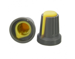 Ручка приборная: RR4817 (6mm круг желтый) Ручка приборная: RR4817 (6mm круг желтый)