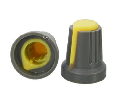 Ручка приборная: RR4817 (6mm круг желтый) Ручка приборная: RR4817 (6mm круг желтый)