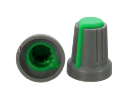 Ручка приборная: RR4817 (6mm круг зеленый)                         